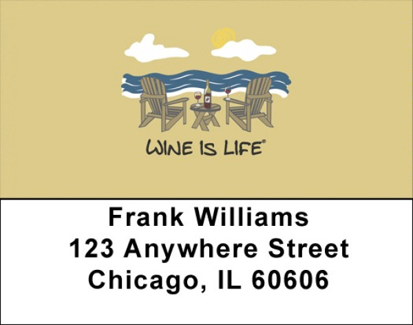Wrath Of Grapes Wine Is Life Address Labels