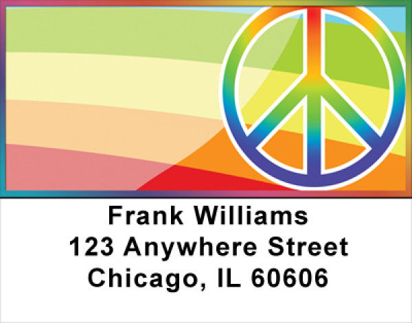 Rainbows For Peace Address Labels