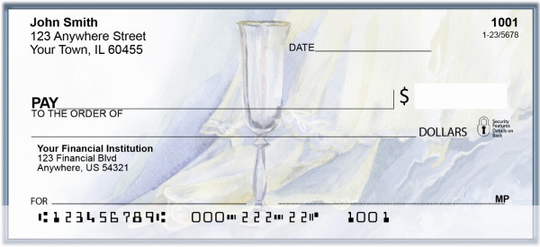 Romance With Wine And Lace Personal Checks