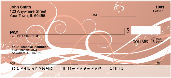 Twisted Hearts Personal Checks