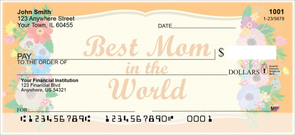 Mother&#039;s Day Personal Checks