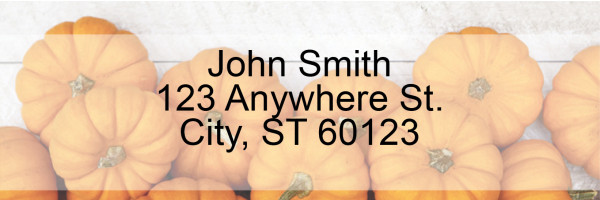 Grateful Pumpkin Address Labels