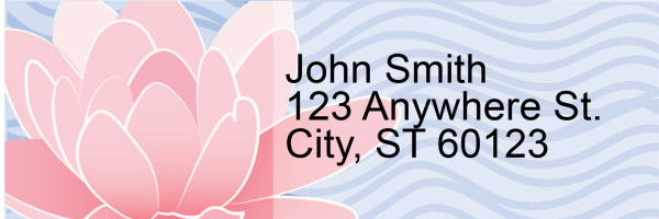 Water Lilies Address Labels