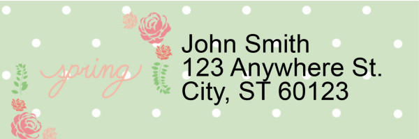 Spring Sayings Address Labels