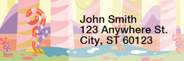 Candyland Address Labels