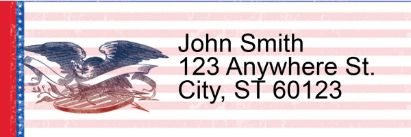 Home of the Brave Address Labels