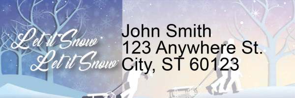 Sunsets And Snow Address Labels