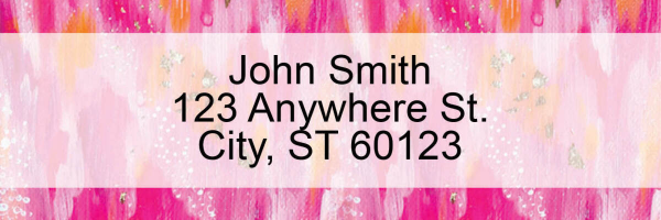 Pretty Pinks Address Labels By EttaVee
