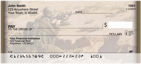 Desert Fighters Personal Checks