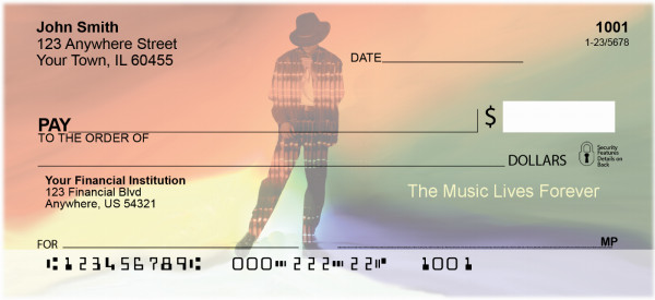 The Music Lives Forever Personal Checks | MUS-07