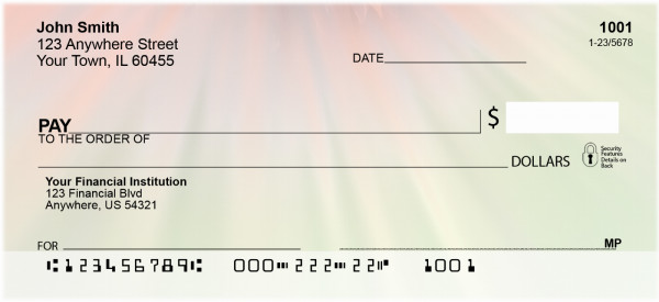 Pink Explosion Personal Checks