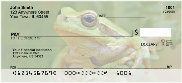 Fern Frogs Personal Checks | NAT-45