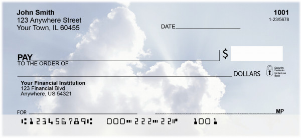 Clouds In The Sky Personal Checks