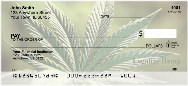 Legalize Marijuana - Weed Personal Checks