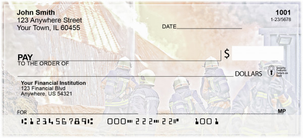 Battling Firefighters Personal Checks