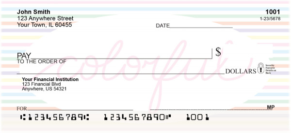 Easter Ideals Personal Checks