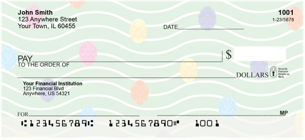 Easter Eggs Personal Checks