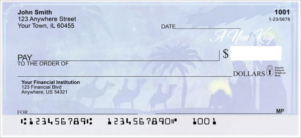 Miracle In The Manger Personal Checks