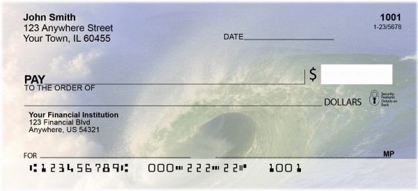 Let's Make Waves Personal Checks | SCE-52