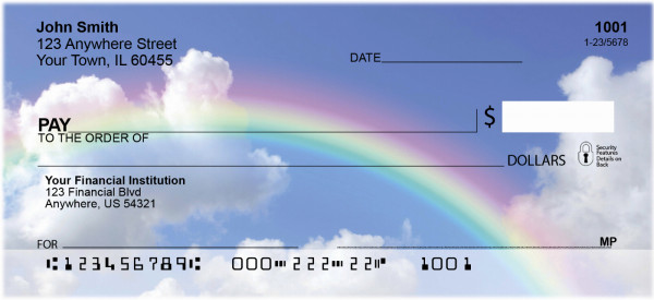 Rainbow Moments Personal Checks