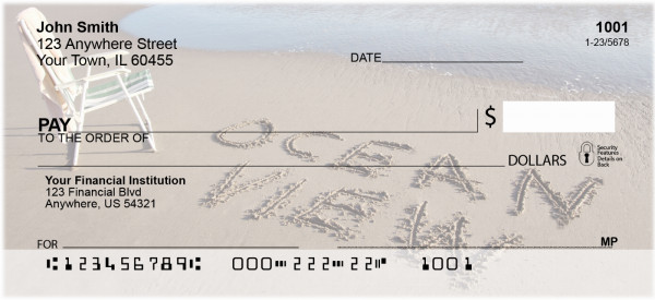 Vacation Sentiments Personal Checks | SCE-62