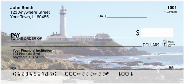 Lighthouses Rocky Coastlines Personal Checks