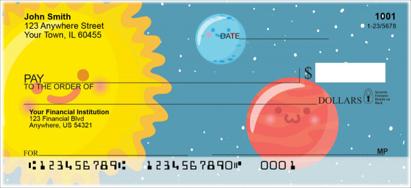 Happy Solar System Personal Checks