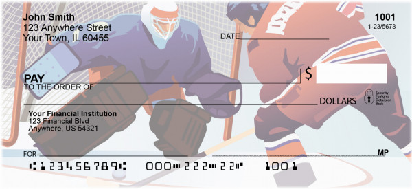 Hockey Pucks Personal Checks