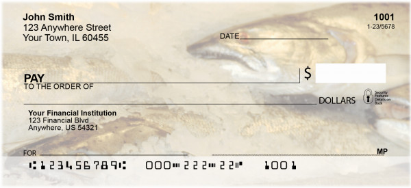Trout On Ice Personal Checks