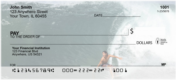 Extreme Surfing Personal Checks | SPO-59