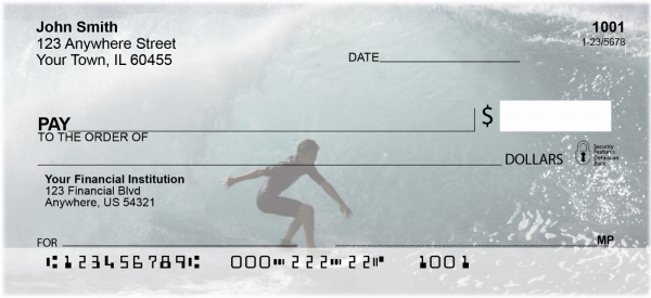 Extreme Surfing Personal Checks