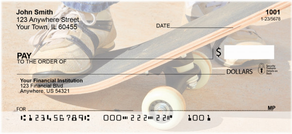 Skateboarding Summers Personal Checks | SPO-78
