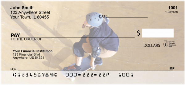 Skateboarding Summers Personal Checks