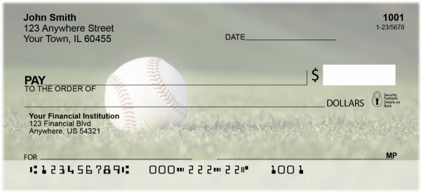 It's All About The Baseball Personal Checks