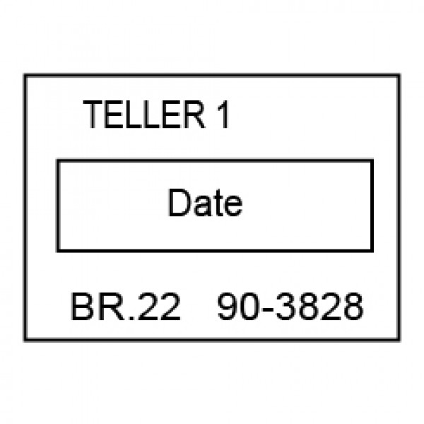 Adjustable Teller Date Stamp