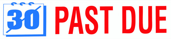 "Past Due" Message Stamp