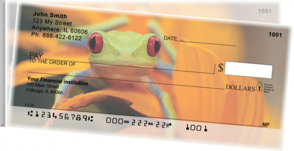 Frogs Side Tear Personal Checks