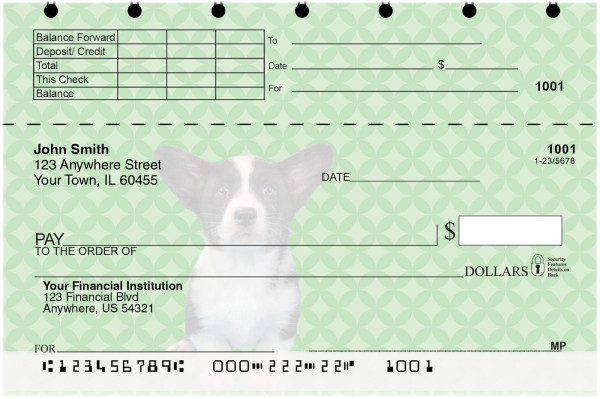 Corgi Pups Keith Kimberlin Top Stub Checks