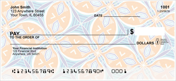 African Abstract Personal Checks by EttaVee 