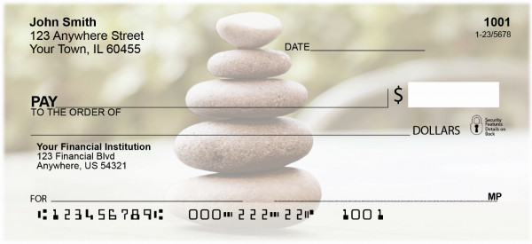Zen Stones In Nature Checks