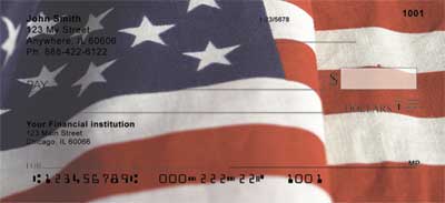Patriotic Personal Checks by Amy S. Petrik
