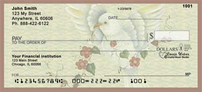 Tranquil Visitor Personal Checks by Lorrie Weber