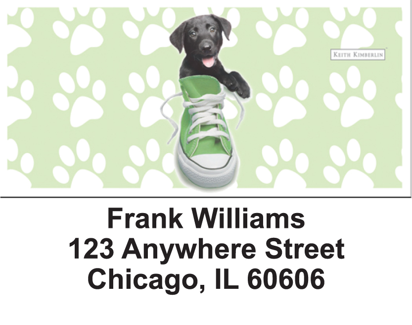 More Sneaker Pups Keith Kimberlin Address Labels