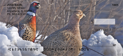 Pheasants In Winter Checks