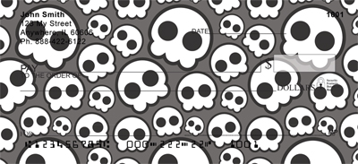 Skull Patterns Personal Checks
