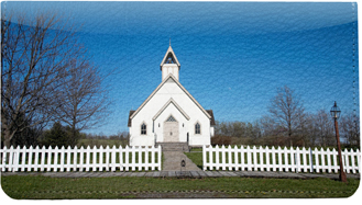 Country Churches Leather Cover