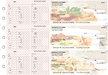 Italian Cuisine Multi-Purpose Hourly Voucher Business Checks