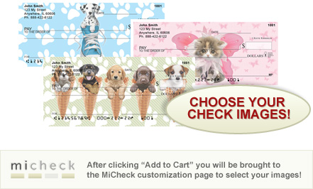 MiCheck Keith Kimberlin Dogs and Cats Personal Checks