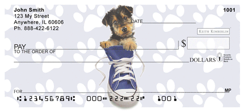 Sneaker Pup Checks by Keith Kimberlin