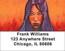 African Art Address Labels